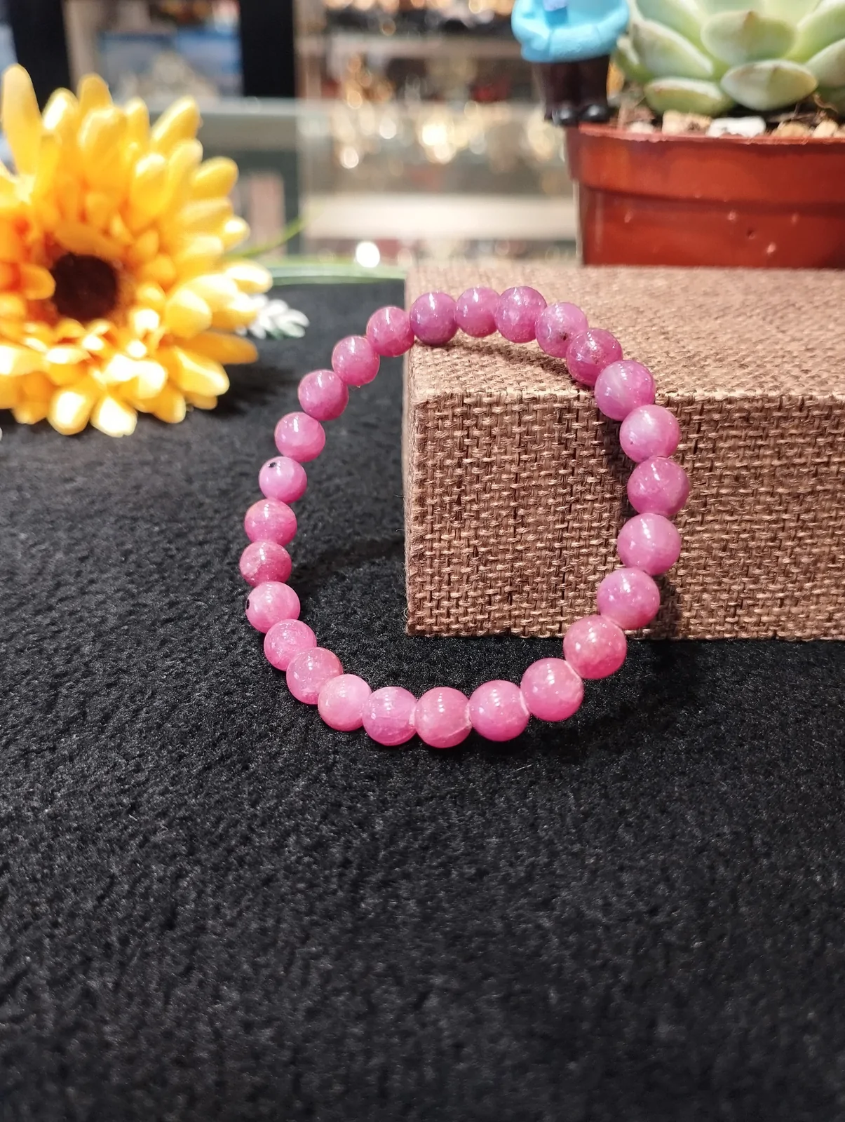 Chuỗi Ruby đỏ tròn (18.7g) S6391-S5-15708