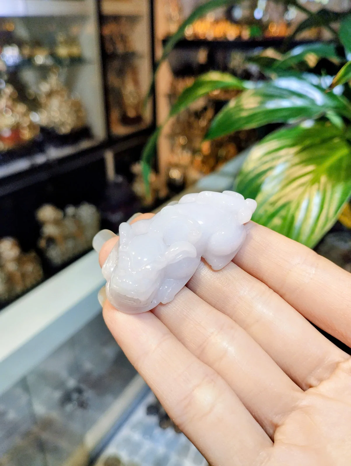 Tỳ hưu ngọc phỉ thúy xanh bạch A+++++ (GCN 713 - 25.31 gr) S6899-S5-5264
