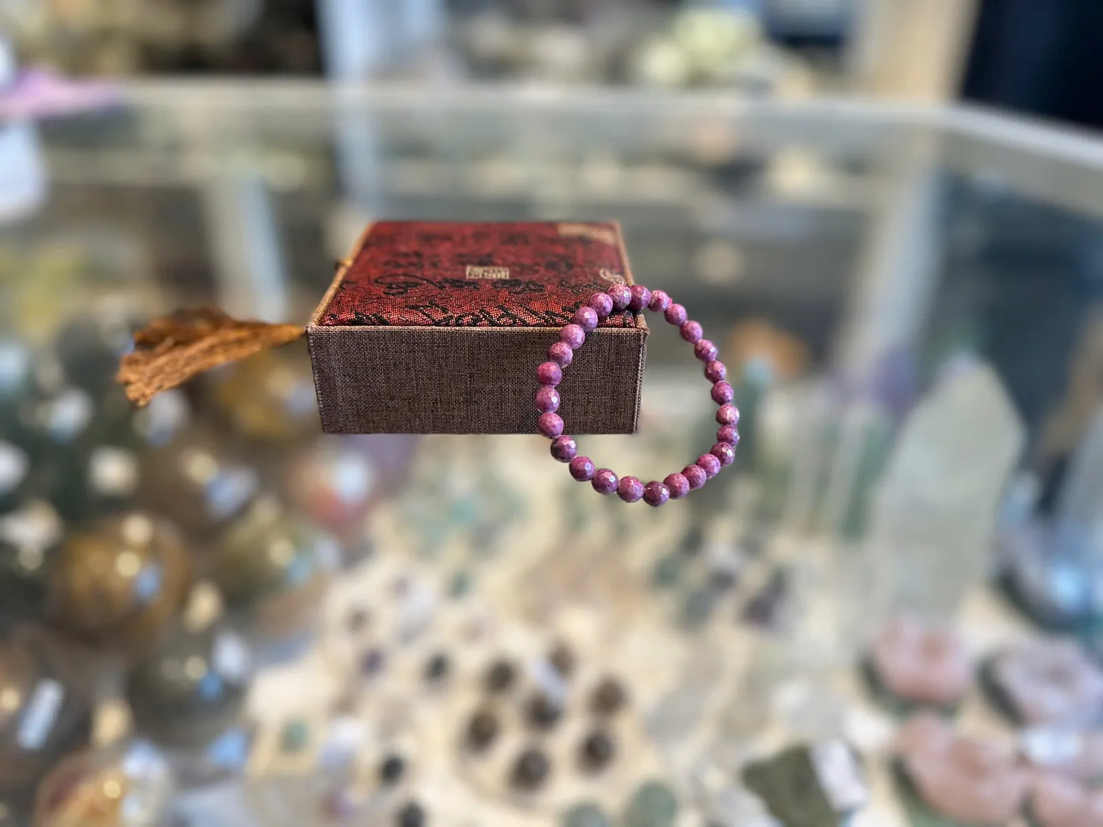 Chuỗi Ruby hạt vát nhiều mặt A+++++ (20.6g - 26 bi) S6757-S3-4532