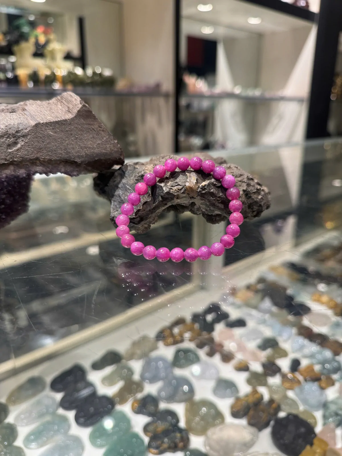 Chuỗi Ruby đỏ A+++ hạt tròn Nam Mỹ (17.6g) S6248-S1-16632