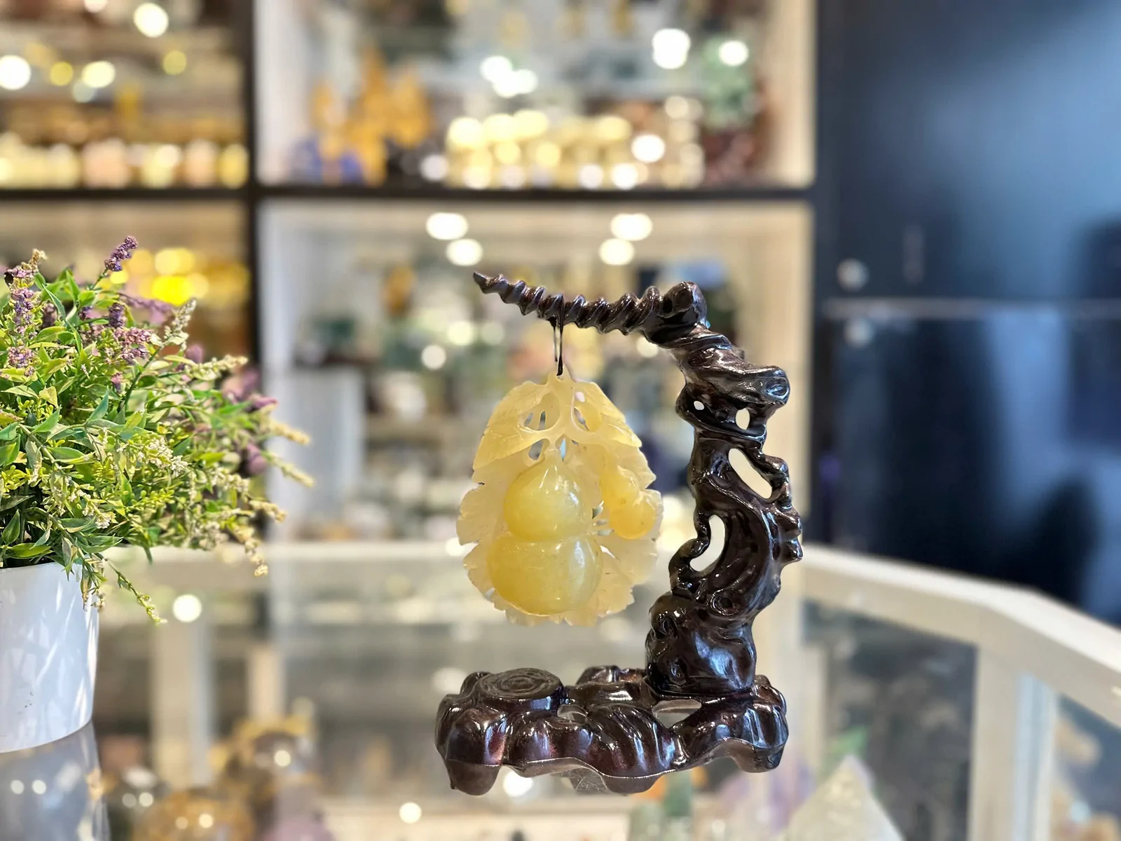 Hồ lô như ý treo ngọc Liêu Ninh HM147