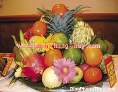Mâm ngũ quả ngày Tết theo phong thủy