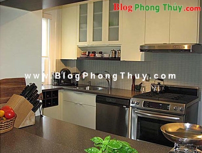 Vị trí đặt bếp trong phong thủy