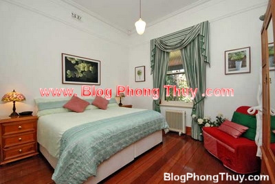 Phòng ngủ vợ chồng trẻ theo phong thủy
