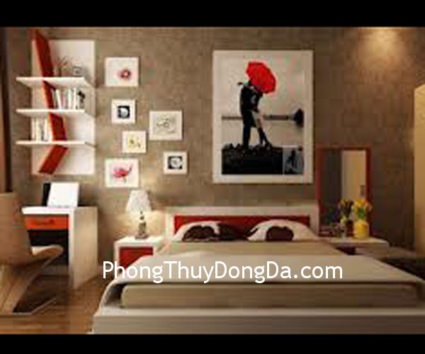 phong ngu phong ngu1 Không đặt giường ngủ đối diện với cửa phòng
