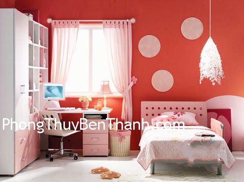 tuong-son-do tuong son do Tường sơn màu đỏ kích hoạt tình duyên
