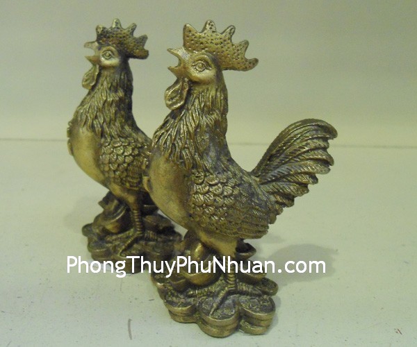 Đặt gà trống vàng ở hướng Tây