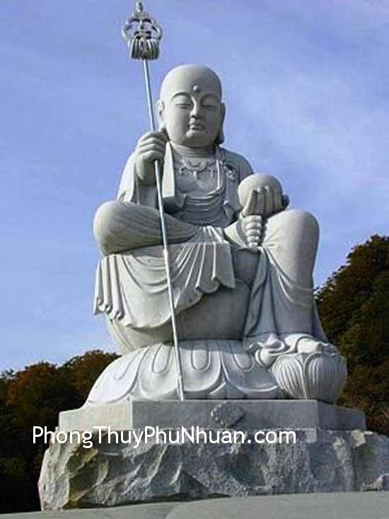 tuong dia Tang Bo Tat tuong dia Tang Bo Tat Đặt tượng kim loại ở góc Tây Bắc