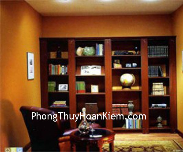 Treo tranh trong thư phòng