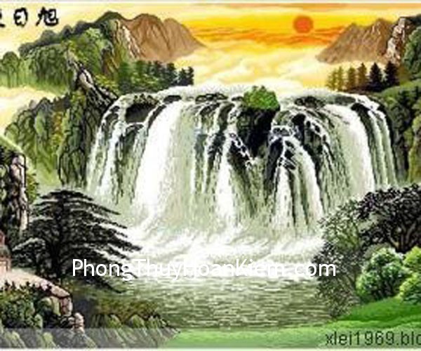 Treo tranh tạo không khí cho thư phòng