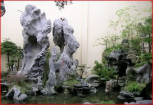 Phong cách vườn đá hợp phong thủy