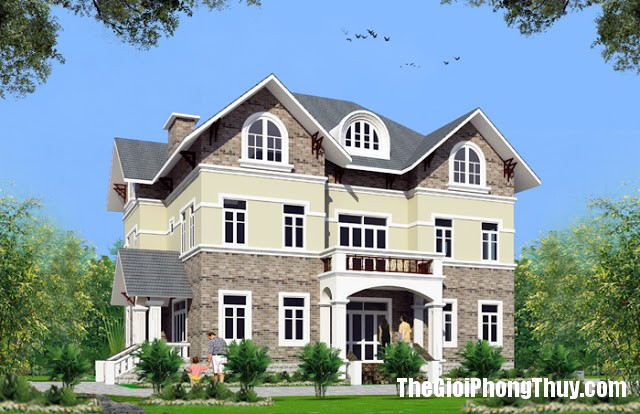 Âm dương hài hòa cho mặt tiền, hậu ngôi nhà