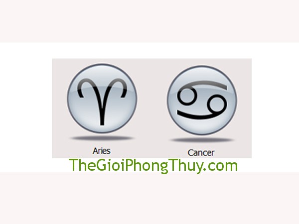 Cung cự giải và bạch dương