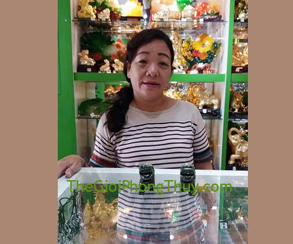 Chị Dương - Khách Hàng mua Tỳ hưu lam ngọc có bờm (4 tấc) FGM017