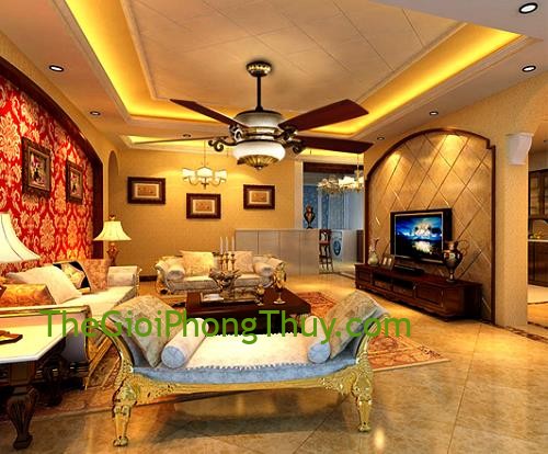 Lắp quạt trần trong nhà tránh xa 4 vị trí này kẻo tài lộc tiêu tan