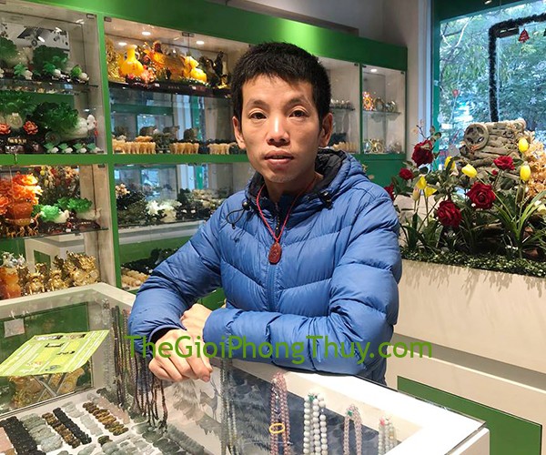 Anh Lam - Khách mua Phật bản mệnh đá mã não đỏ - Mẹo (Văn Thù Bồ Tát) FS6337-3