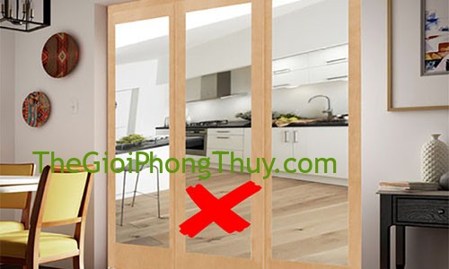 Bố trí nội thất cần đặc biệt lưu ý vị trí đặt gương