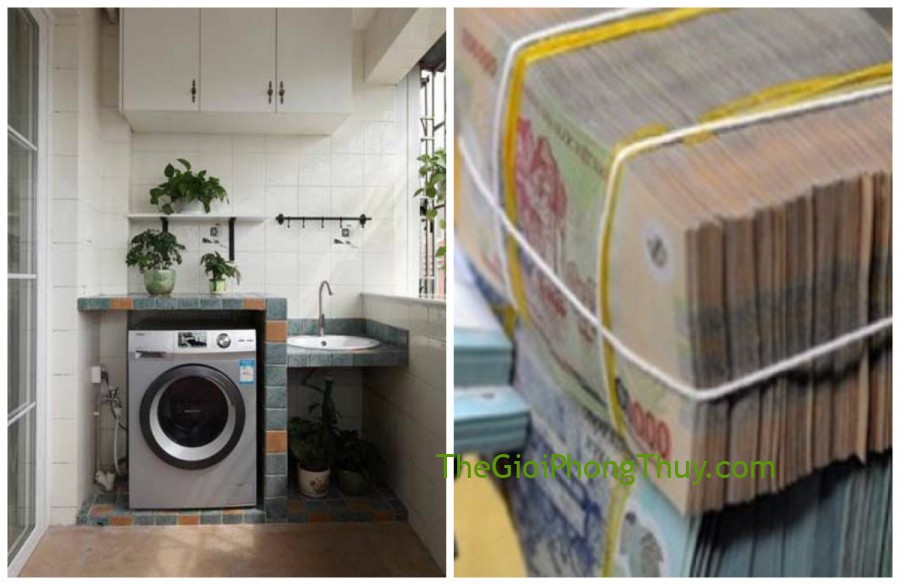 Đặt máy giặt đúng phong thuỷ: Gia chủ sẽ hốt tiền, vợ chồng luôn được hạnh phúc