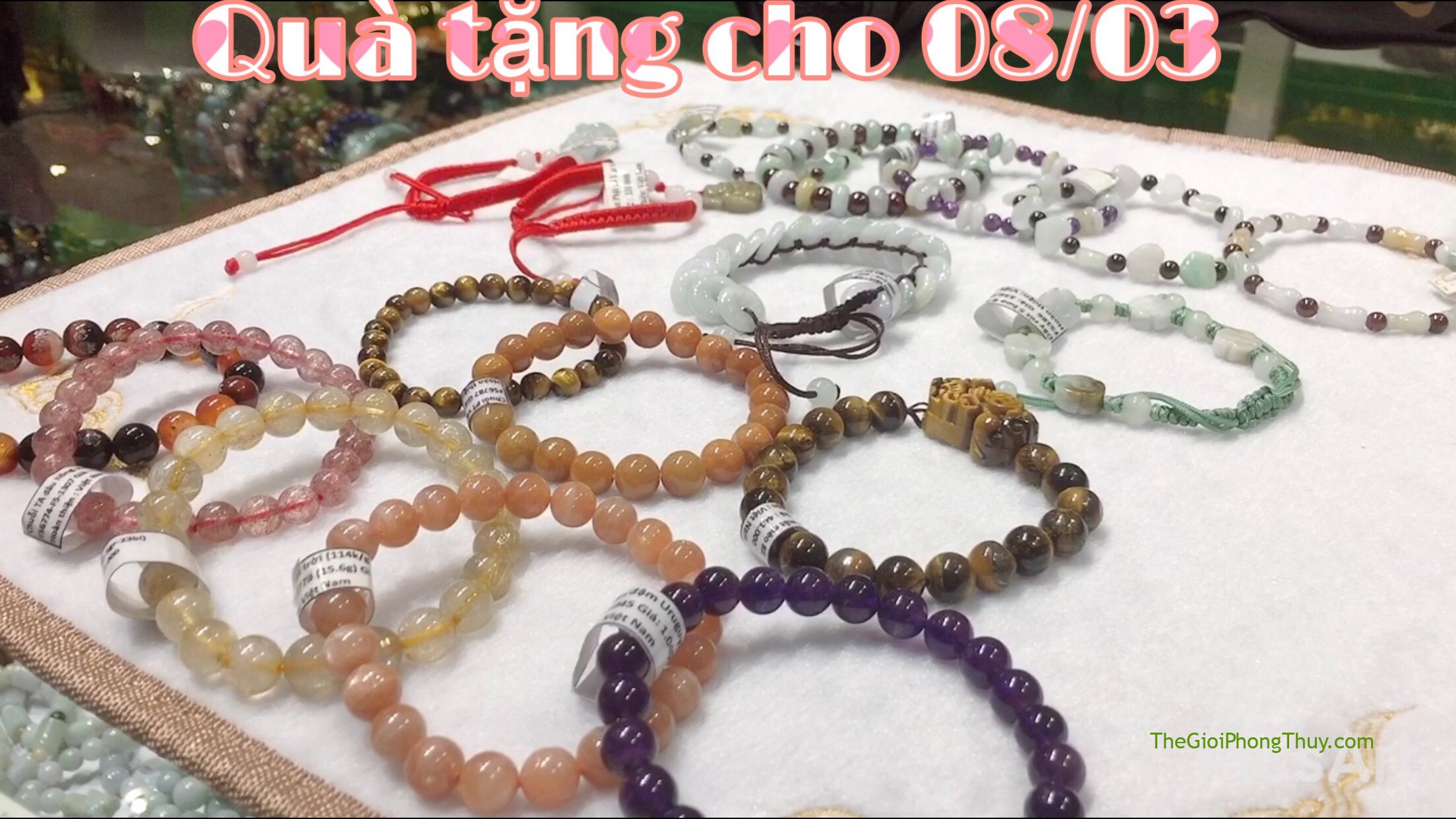 [Video]Vòng tay phong thủy - Qùa tặng 8/3 dành cho phái nữ | 62