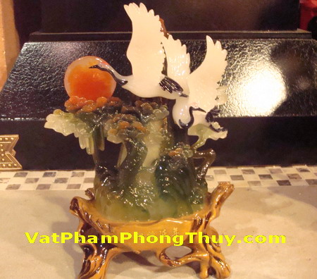 chim hac phong thuy Những vật phẩm phong thủy mang biểu tượng Trường Thọ