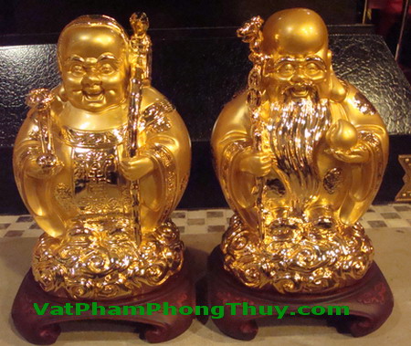 ong tho ba tho Những vật phẩm phong thủy mang biểu tượng Trường Thọ