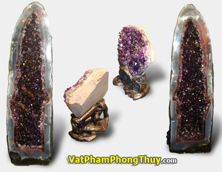 68cay thach anh tim Đá quý Thạch Anh Tím, nguồn gốc, tác dụng và cách sử dụng theo Phong Thủy