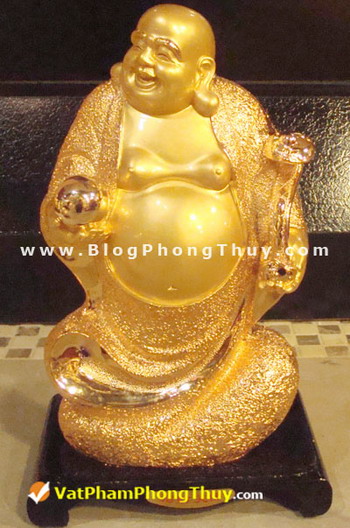 phat di lac vang bot da 05 Sự tích Phật Di Lặc   Đức Phật của sự an lạc và hạnh phúc