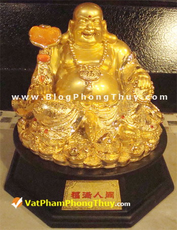 phat di lac vang bot da 06 Sự tích Phật Di Lặc   Đức Phật của sự an lạc và hạnh phúc