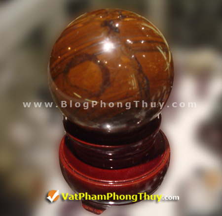 qua cau phong thuy da mat meo mau ho phach cat tiger eye Tính chất và tác dụng của 14 loại quả cầu đá quý phong thủy hiện nay