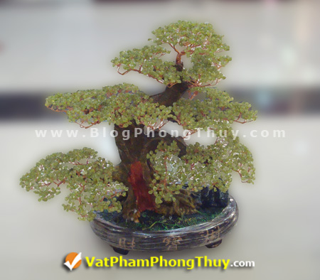 cay tai loc hn 10 19 kiểu Cây Tài Lộc chế tác từ đá phong thủy, vật phẩm trưng bày độc đáo