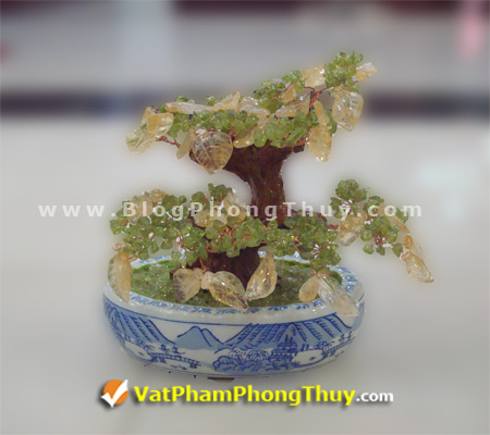 cay tai loc hn 11 19 kiểu Cây Tài Lộc chế tác từ đá phong thủy, vật phẩm trưng bày độc đáo