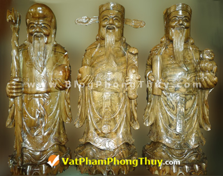 phuc loc tho go thuy tung Ba vị Thần: Phúc Lộc Thọ