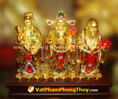 phuc loc tho vang c131 Ba vị Thần: Phúc Lộc Thọ