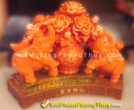 voi phu quy tuong hoa f194 cam Voi Phong Thủy, biểu tượng may mắn, linh vật phong thủy được tôn vinh và ngưỡng mộ