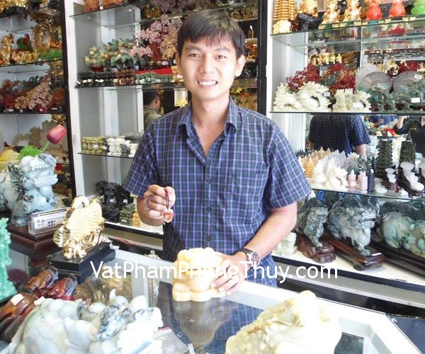 Anh Hoàng Long - khách hàng mua thiềm thừ hoàng long lớn H021 và cóc ngọc Myanmar S826