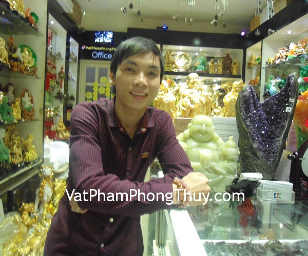 Anh Kin - Khách hàng mua chuỗi Tỳ hưu kim sa S008 và vòng tay thạch anh hồng ưu linh S989-3445