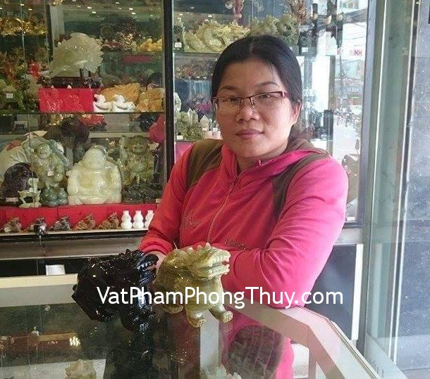 Chị Thúy - Khách mua Tỳ hưu bắc kinh xanh BKX-M và Tỳ hưu bắc kinh đen BKD-M