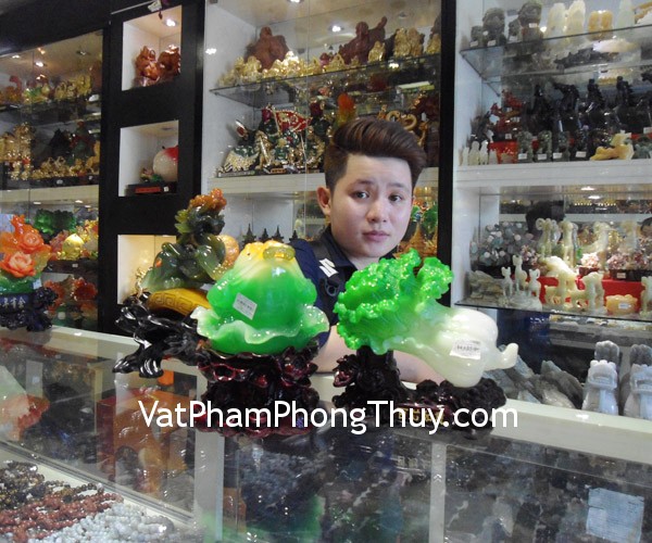 Chị Kim Cương - khách hàng mua Tỳ hưu xanh như ý nhỏ H146G