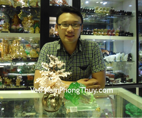 Anh Quân - khách hàng mua cây thạch anh hồng CA242 và bắp cải H198G