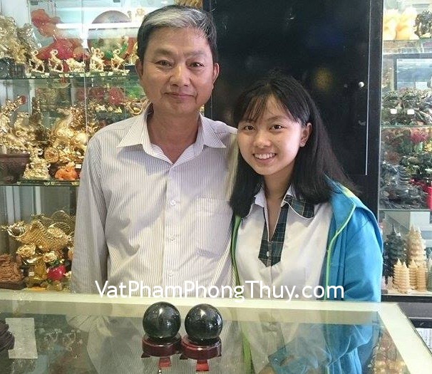 Chú Thành - Khách hàng mua Quả cầu thạch anh đen QC209-1460