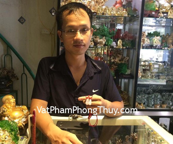 Anh Tùng- khách hàng mua hồ lô dẹp ngọc Myanma S835
