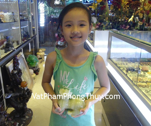 Chị Yến - khách hàng mua tỳ hưu Bắc Kinh xanh trung