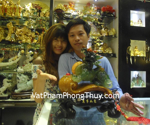 Anh Thắng - Khách hàng mua tỳ hưu trên gậy như ý H145G