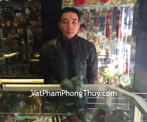 Anh Thịnh- khách hàng mua tỳ hưu phật sơn xanh THPS-X-S2-4580