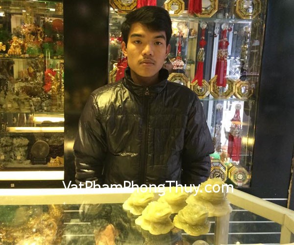 Anh Tân- khách hàng mua thiềm thừ cẩm thạch Tây Tạng trung CTT-M và thiềm thừ cẩm thạch Tây Tạng chuẩn CTT-S