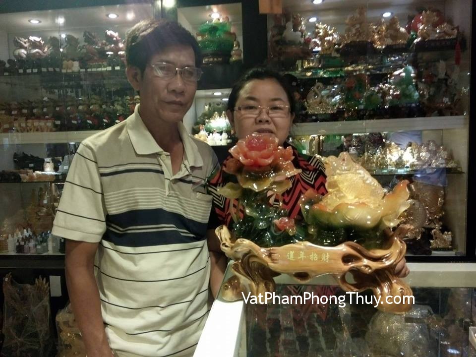 Anh Đậm - khách hàng mua tượng Thiềm Thừ Y057