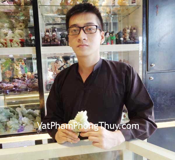 Anh Tú - khách hàng mua Tỳ hưu Bắc Kinh xanh chuẩn BKX-S