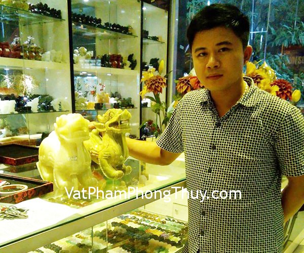 Anh Sinh - khách hàng mua tỳ hưu Bắc Kinh xanh khủng BKX-L