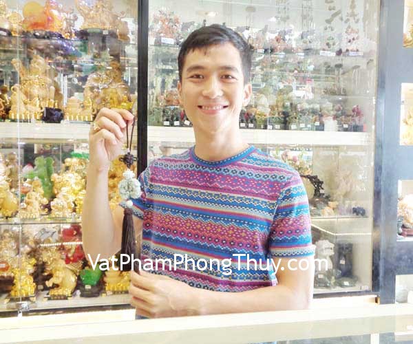 Anh Tuệ - khách hàng mua Dây treo xe cặp Tỳ hưu ngọc Phỉ thúy A S6288