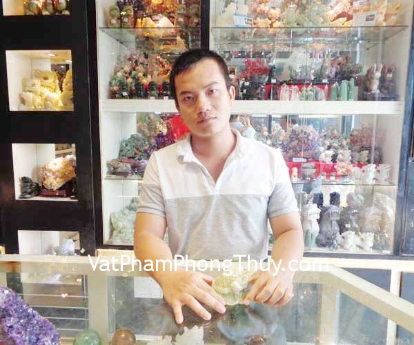 Anh Hưng - khách hàng mua Thiềm thừ Cẩm thạch Tây tạng chuẩn CTT-S